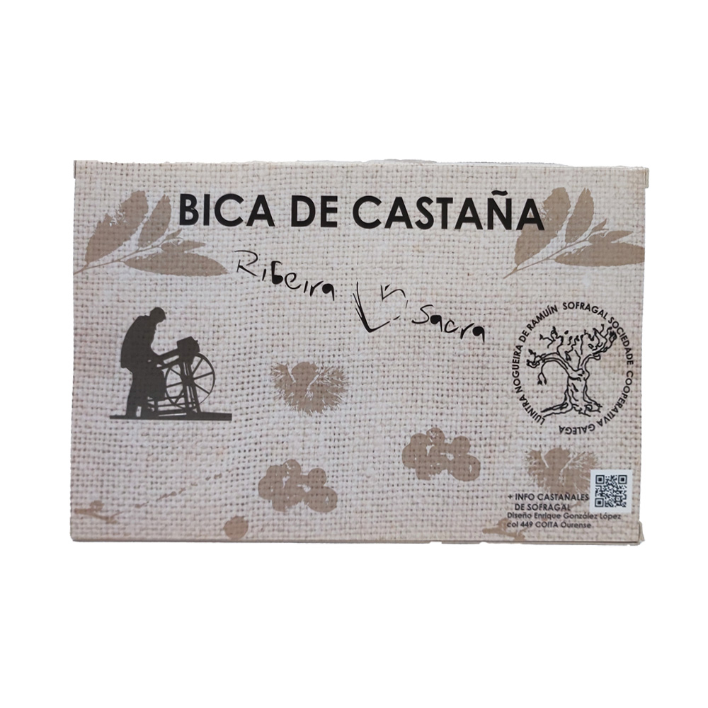 Bica / bizcocho de castaña de la Ribeira Sacra