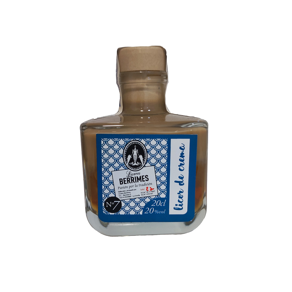 Licor de crema de orujo gallego